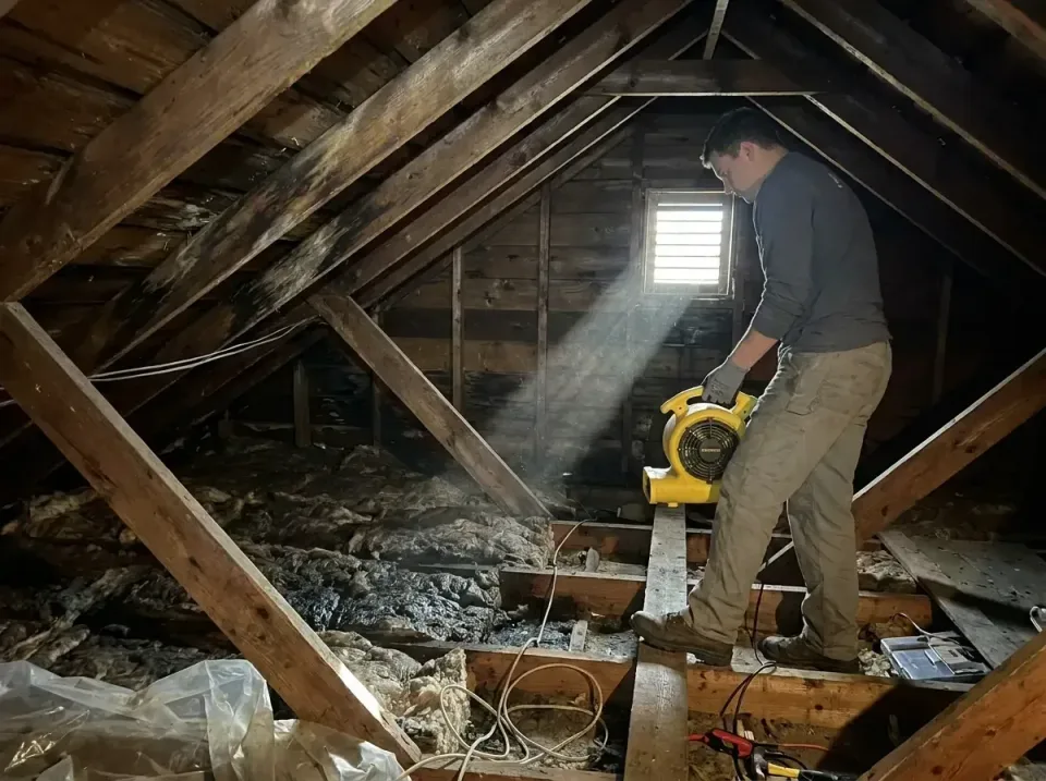 attic-water-damage-drying-proc-007 — frequently asked questions, Emergency Water Extraction & 24/7 Flood Response in The Cro…